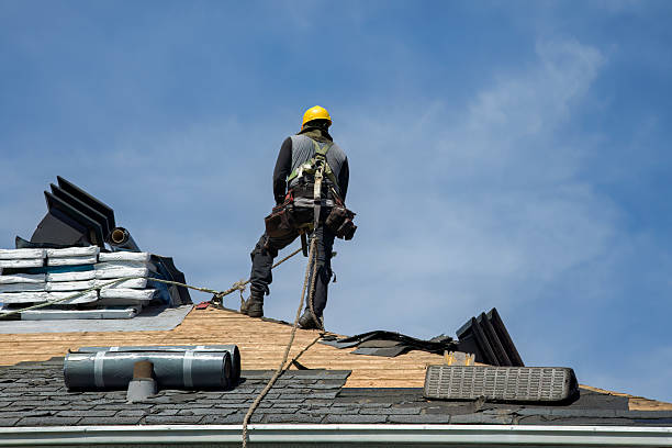 Professional Roof Replacement technician working in Hammonton, NJ